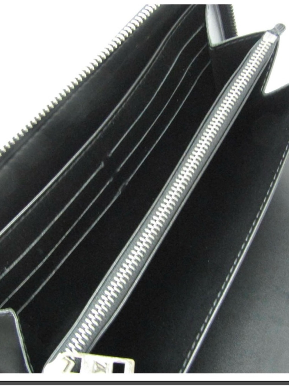 Louis Vuitton Black Zippy Leather Organizer Wallet - Picture 12 of 13